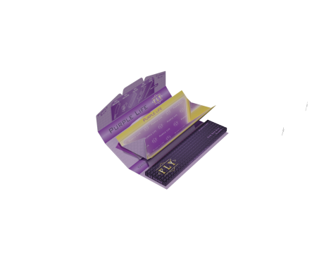 Bibułki FLY Purple Silk Try Set - zestaw z tacką i filtrami - 2