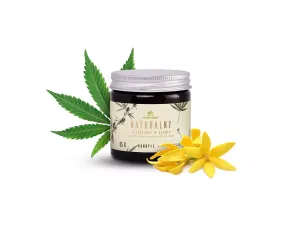 Naturalny dezodorant konopny w kremie z CBD o zapachu wanilii i kwiatów Ylang Ylang 65g HempKing