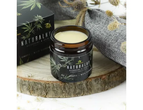 Naturalny dezodorant konopny z CBD i miętą pieprzową 65g HempKing - 3