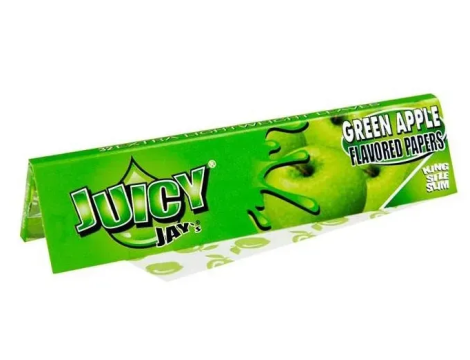 Bletki Juicy Jay's King Size Slim Green Apple