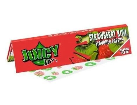 Bletki Juicy Jay's King Size Slim Strawberry Kiwi