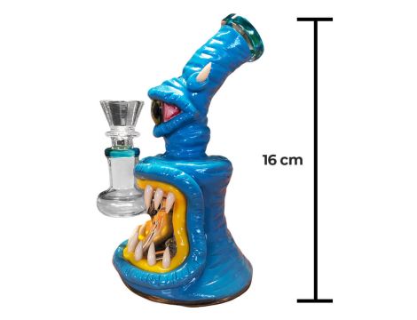 Bongo szklane Blue Alien/Monster 16cm - 2