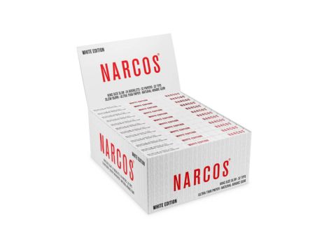 Narcos White Edition King Size Slim z filtrami - 3