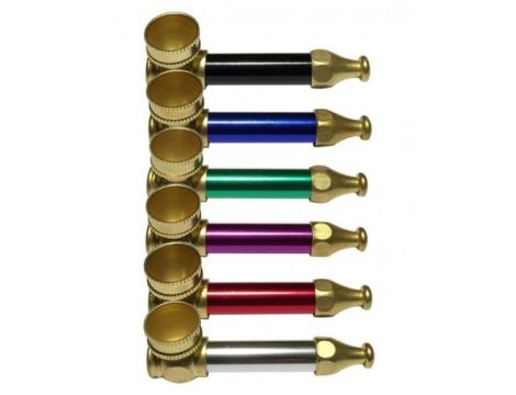 Metalowa lufka 6,5cm - mix kolorów