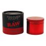 Młynek Grinder RAW HAMMER CRAFT RED 55mm 4części - 4