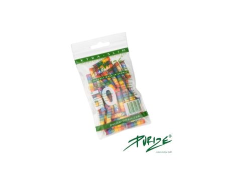 PURIZE - Filtry węglowe XTRA-SLIM Rainbow 6mm 50szt