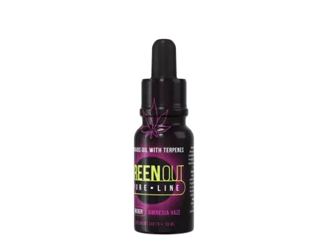 Olejek konopny Green Out® Pure mini, Amnesia 10ml
