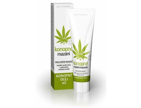 Maść konopna Medicprogress z 10% bio oleju konopnego 100ml