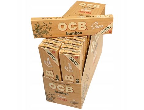 Bletki OCB Slim Bamboo King Size z filtrami - 2