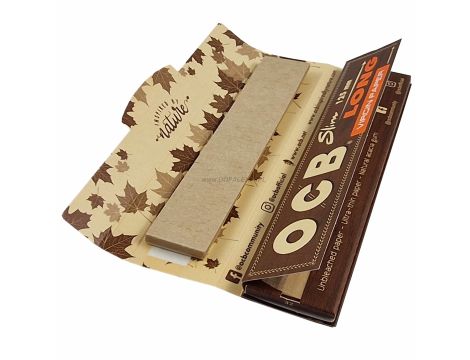 Bletki OCB Virgin Brown Slim Long z filtrami - 2