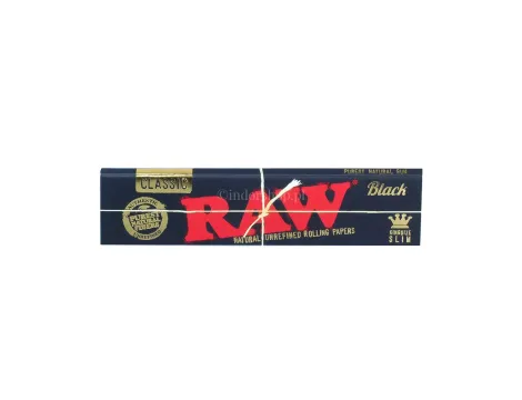Bletki RAW Black King Size Slim niebielone - 3
