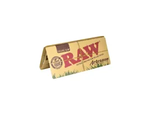 Bibułki z filterkami i tacką RAW Organic ARTESANO King Size Slim