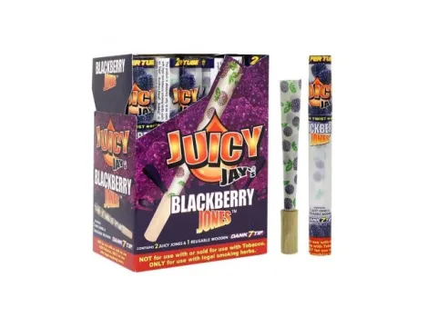 Bibułki JUICY JAYS Blackberry JONES gotowe skręty 2szt