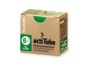 ActiTube Full Flavour – filtry węglowe 6mm 50szt