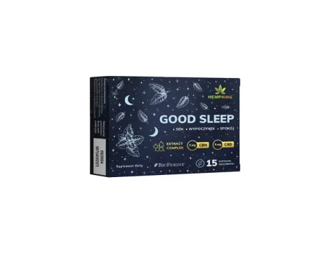 Kapsułki na sen CBD CBN – Good Sleep – HempKing