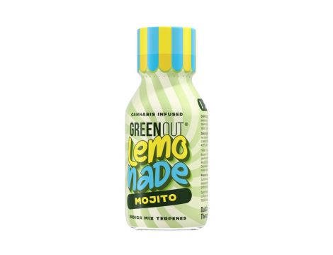 Shot konopny Green Out® Lemonade, Mojito 100ml 450mg