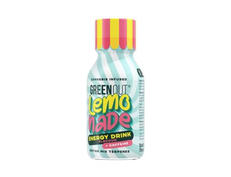 Shot konopny Green Out® Lemonade, Energy Drink + Caffeine 100ml 450mg