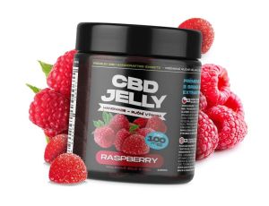 Żelki CBD 100mg o smaku malinowym - Czech CBD