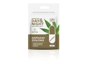 Kapsułki ziołowe DAY&NIGHT - DAY 45 kapsułek, 225mg CBD