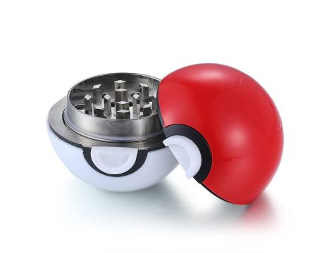 Pokeball Pokemon Grinder młynek 52mm metalowy 2 częsciowy - 2