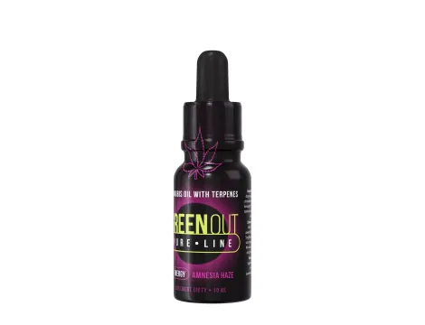 Olejek konopny Green Out® Pure, Amnesia 20ml