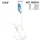 Bongo lodowe WAVE 35cm